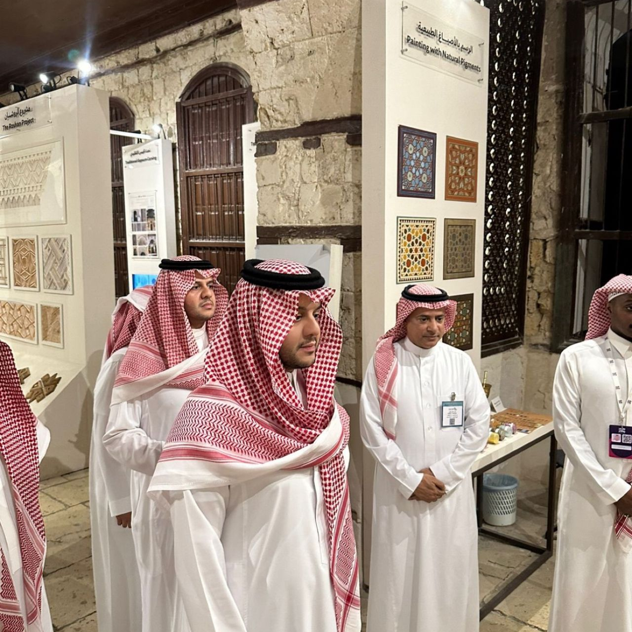 Saud Bin Sultan AlSaud visiting a historic tourist site, 2024.