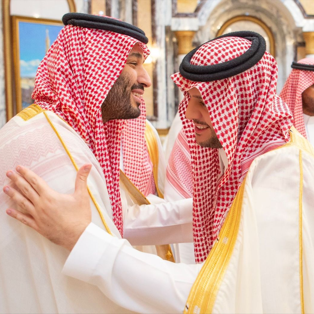Saud Bin Sultan AlSaud with His Royal Highness Prince Mohammed bin Salman, Crown Prince of Saudi Arabia.